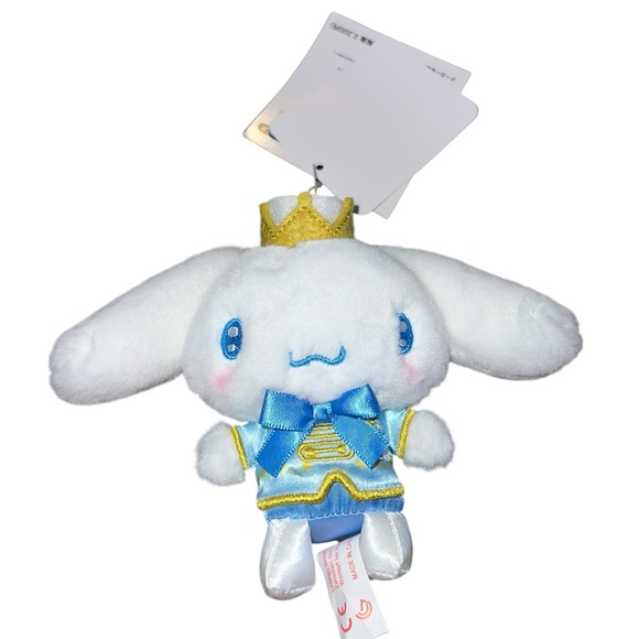 ✅SANRIO Authentic Japan Cinnamoroll Royal Mascot Holder My No.1